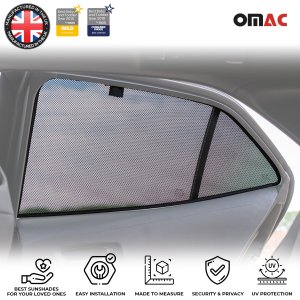 Toyota Corolla Window Mesh - Rear - Omac - Black - 2019